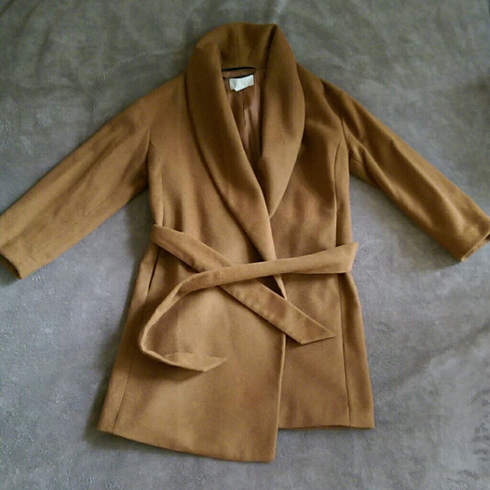 Dark camel coat